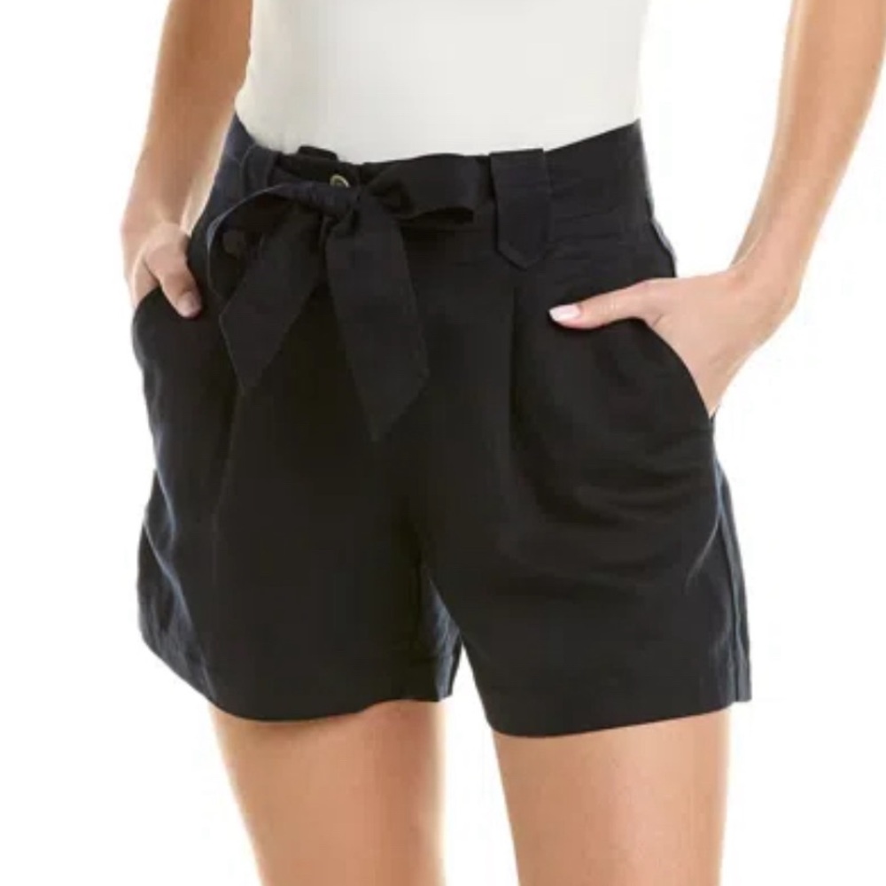 NWT J. McLaughlin Abbie Linen Navy Short
